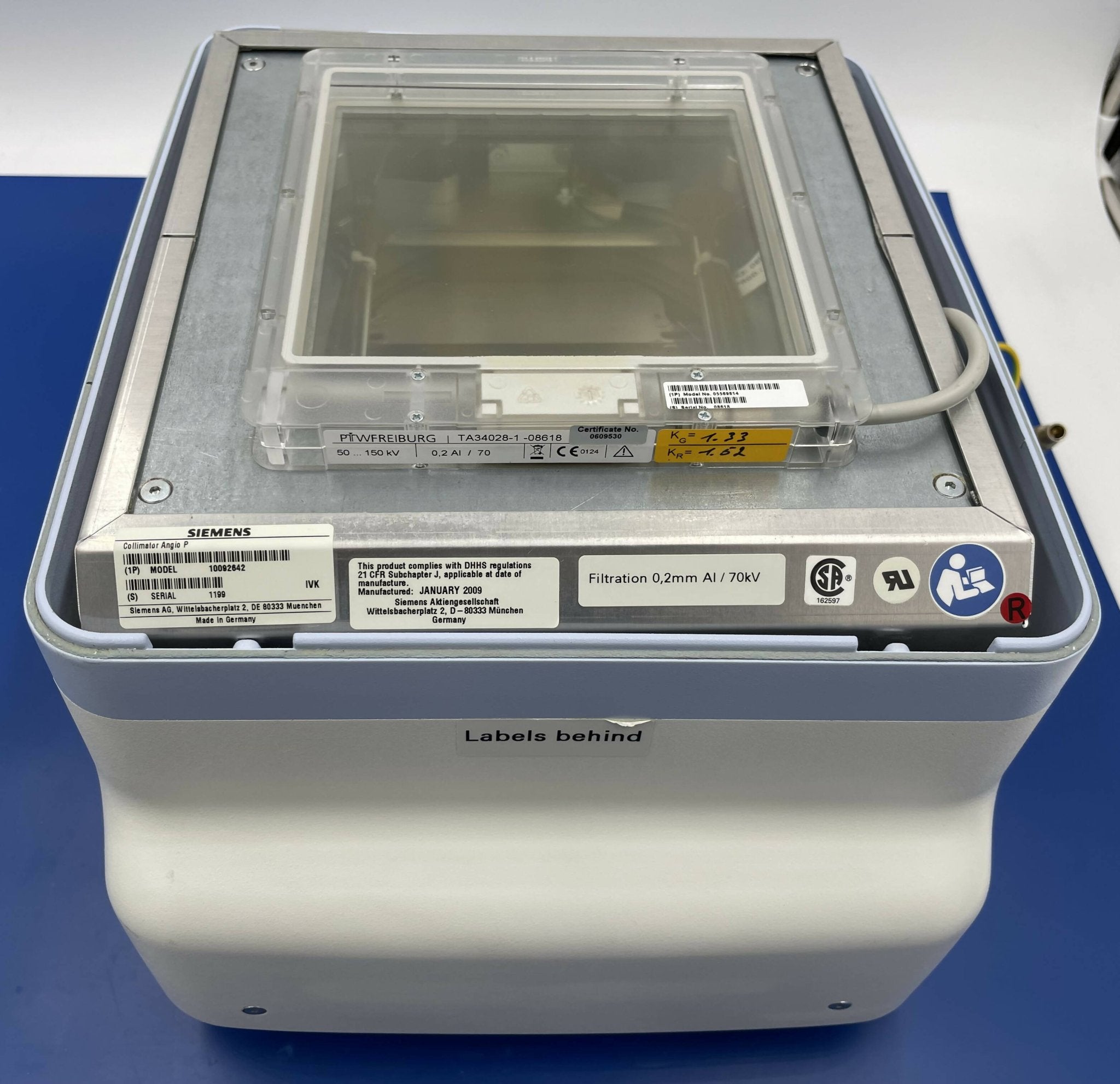 Siemens 10092642 - Multileaf Collimator AMC for Axiom Artis Detail | Alo Tech Solutions