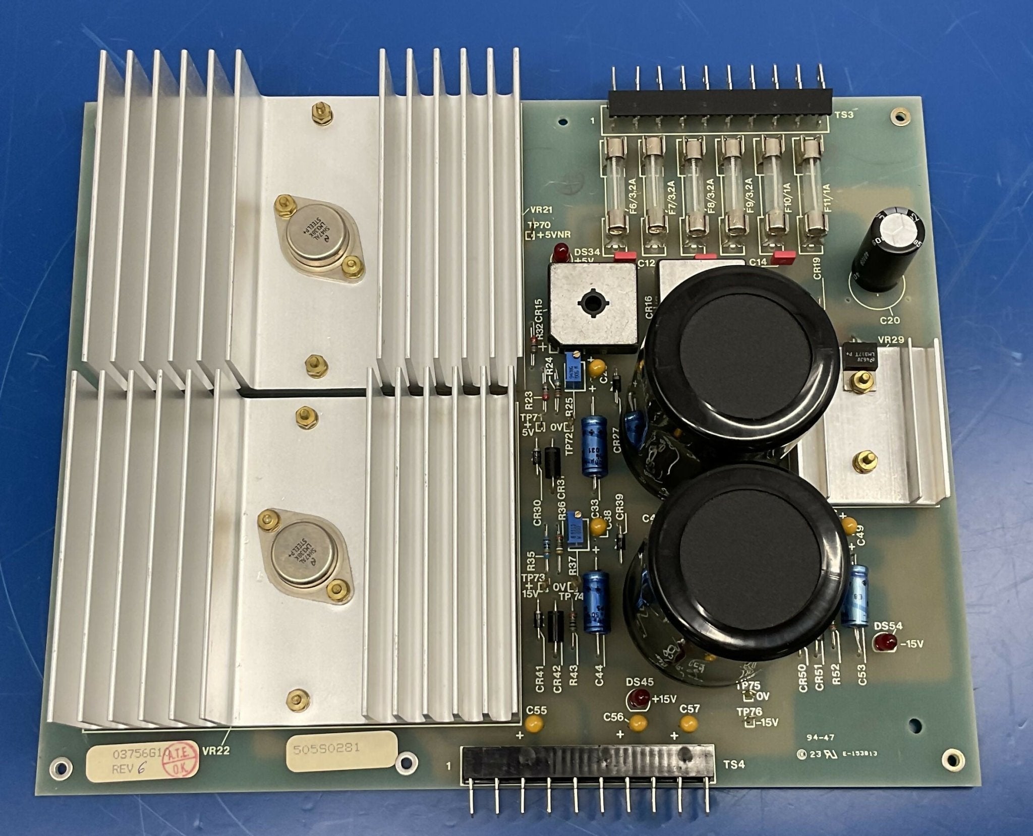 MVP 80 POWER SUPPLY BOARD (46-03756G10 REV 6/03756G10 GE