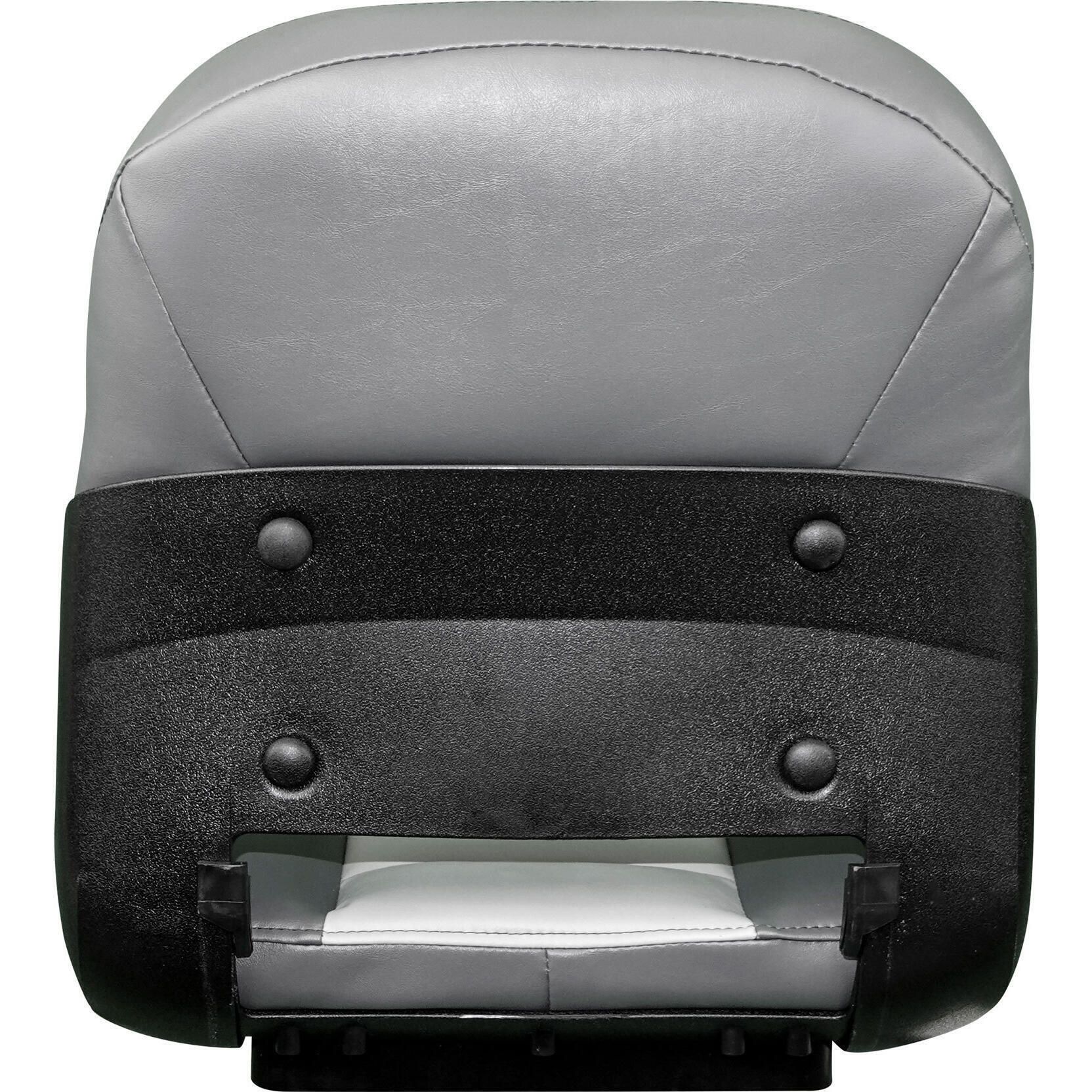 Tempress 54675 Navistyle Low-Back Boat Seat, Charcoal/Grey