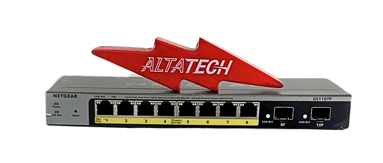 Netgear GS110TP ProSafe 8 Port Gigabit PoE Smart Switch 2 SFP