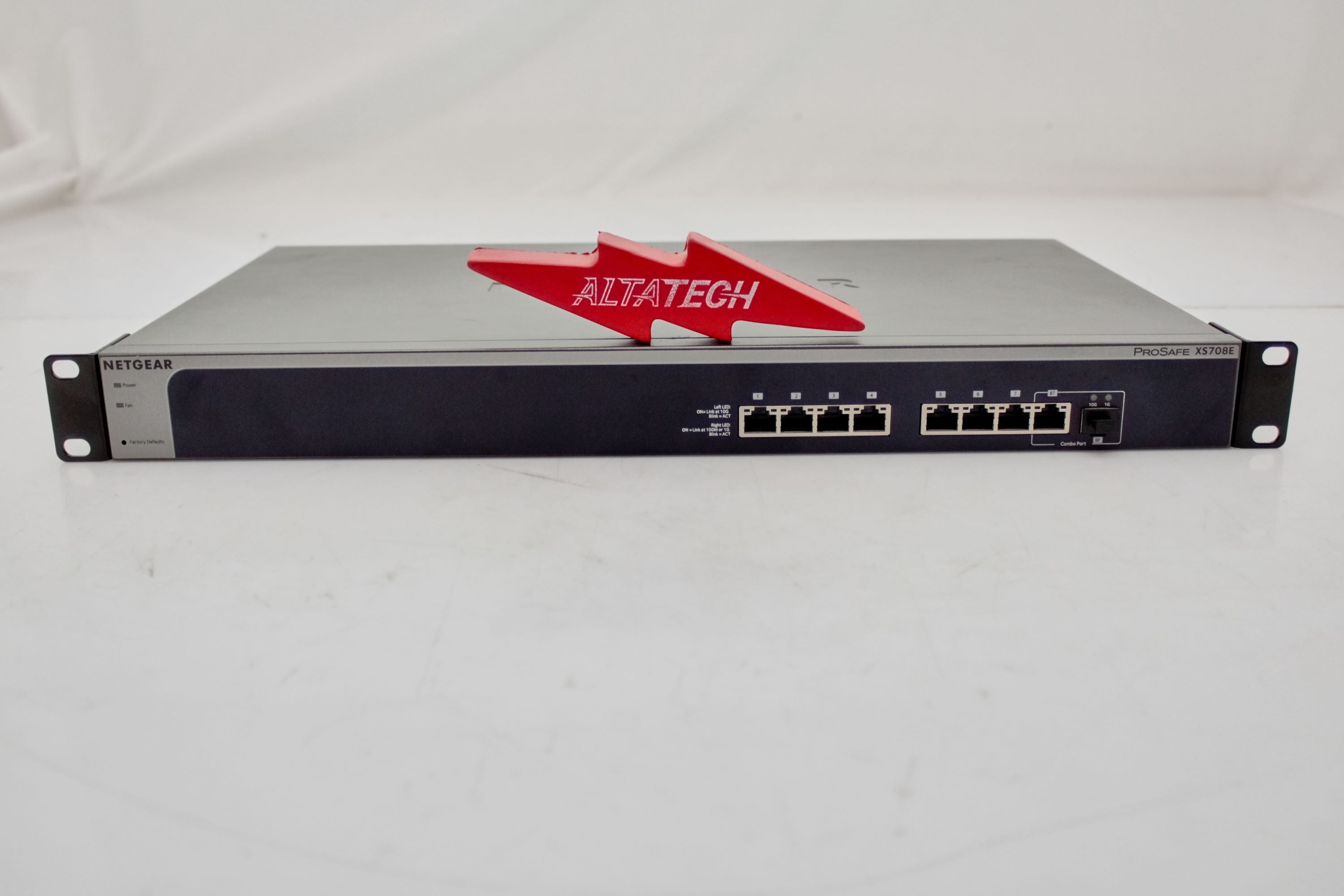 NetGear XS708EV2 ProSafe 8 Port 10 Gigabit Web Managed Switch