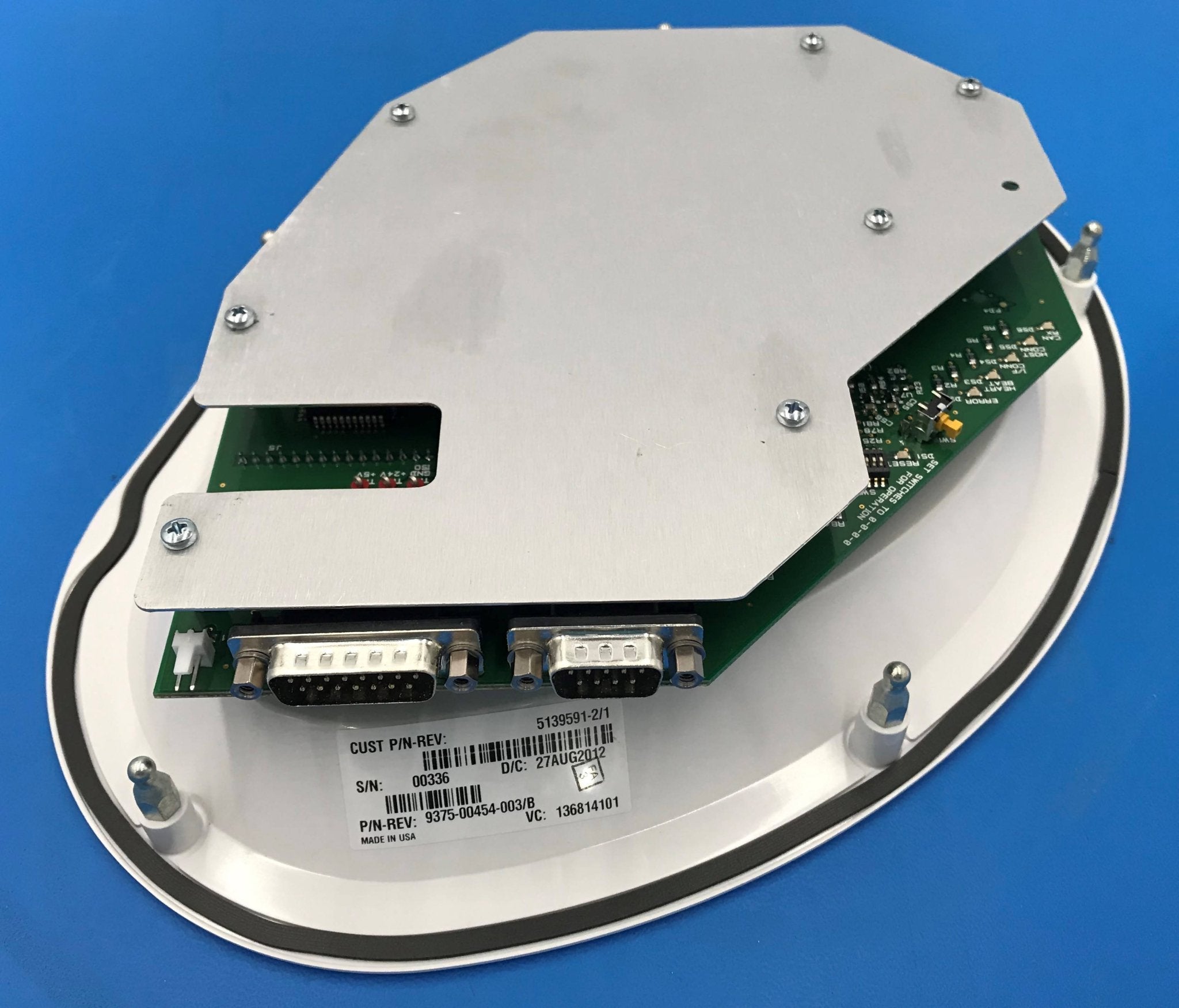 NEW Right CT Control Console White Bezel W/Green LED's (5139591-2/1 GE