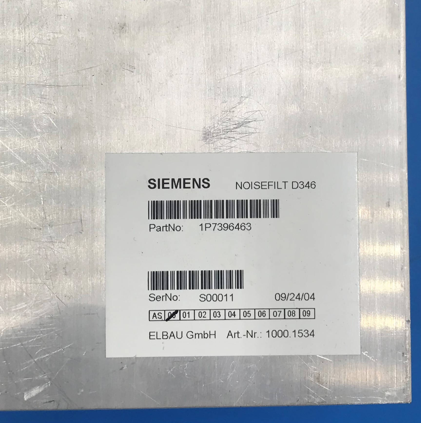 NOISEFILT_D346 (7396463 Siemens