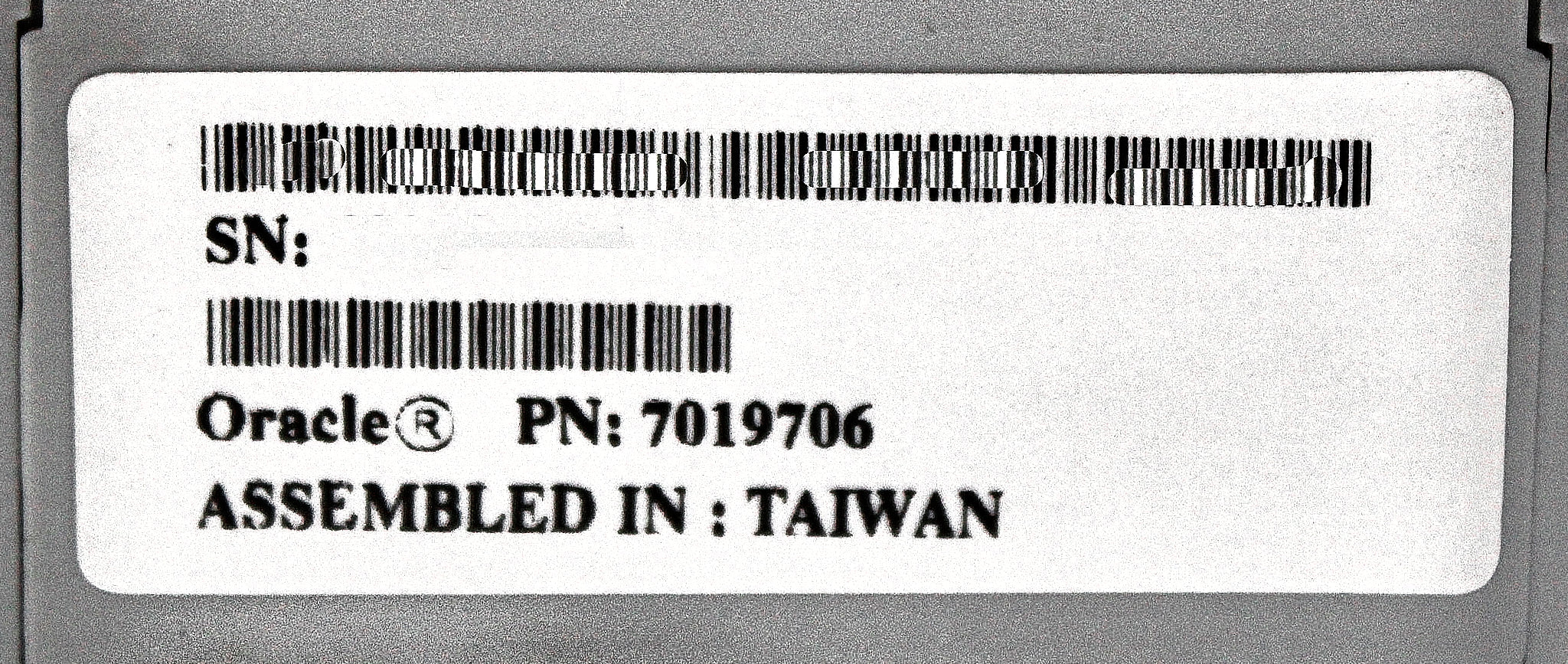 Oracle 7019706 Single Fan Module