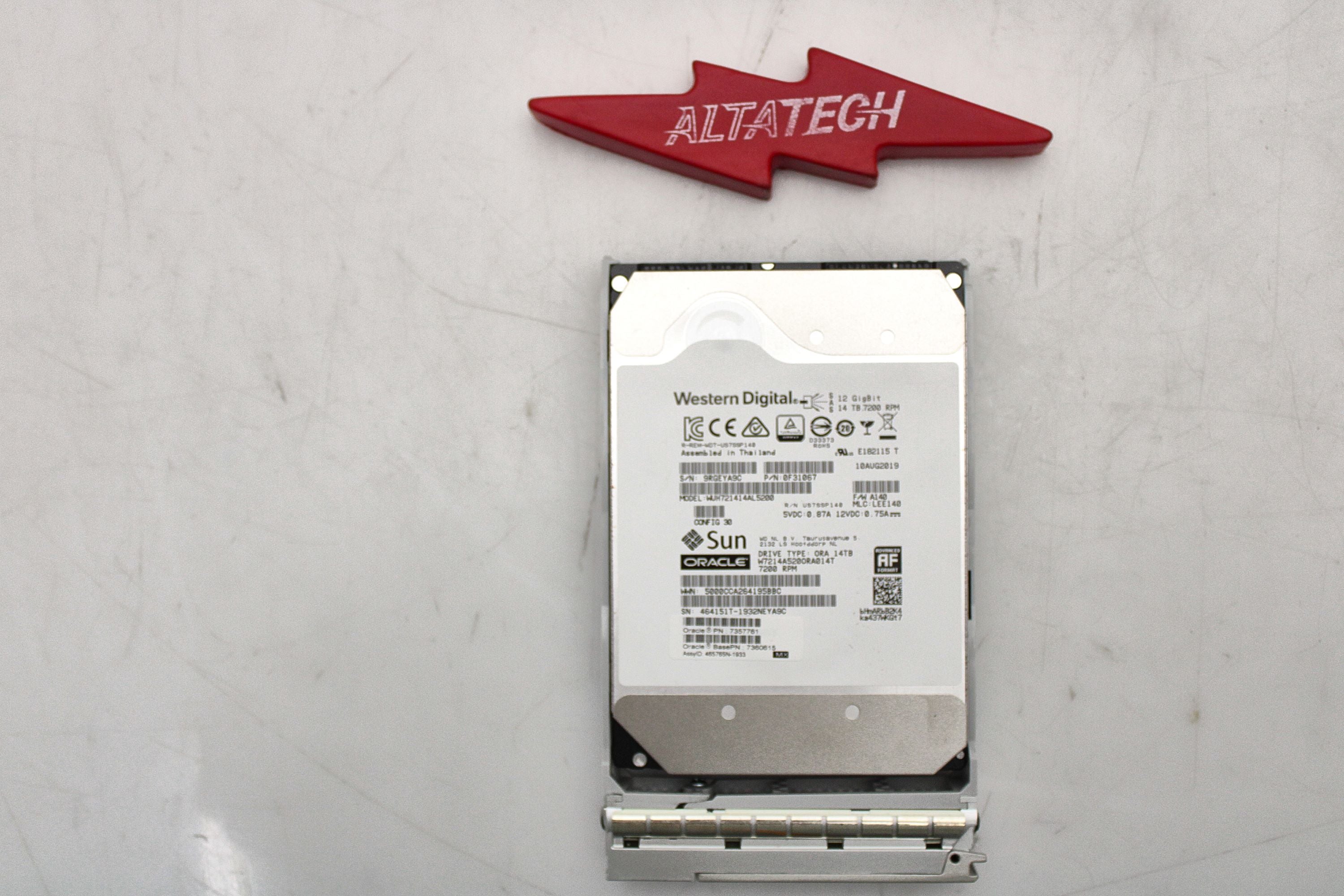 Oracle 7357761 14TB 7.2K SAS-3, Coral Bracket