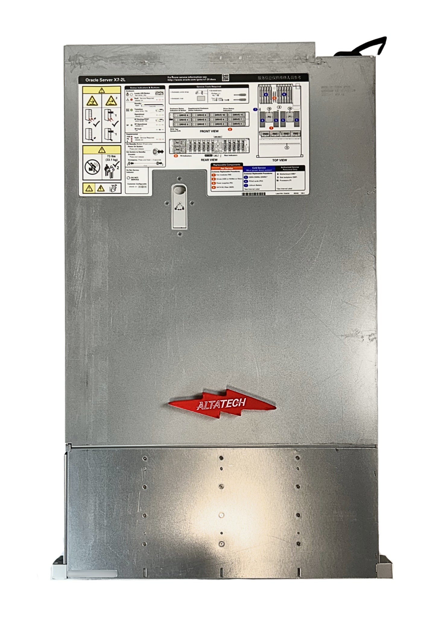 Oracle X7-2L X7-2L BASE SERVER