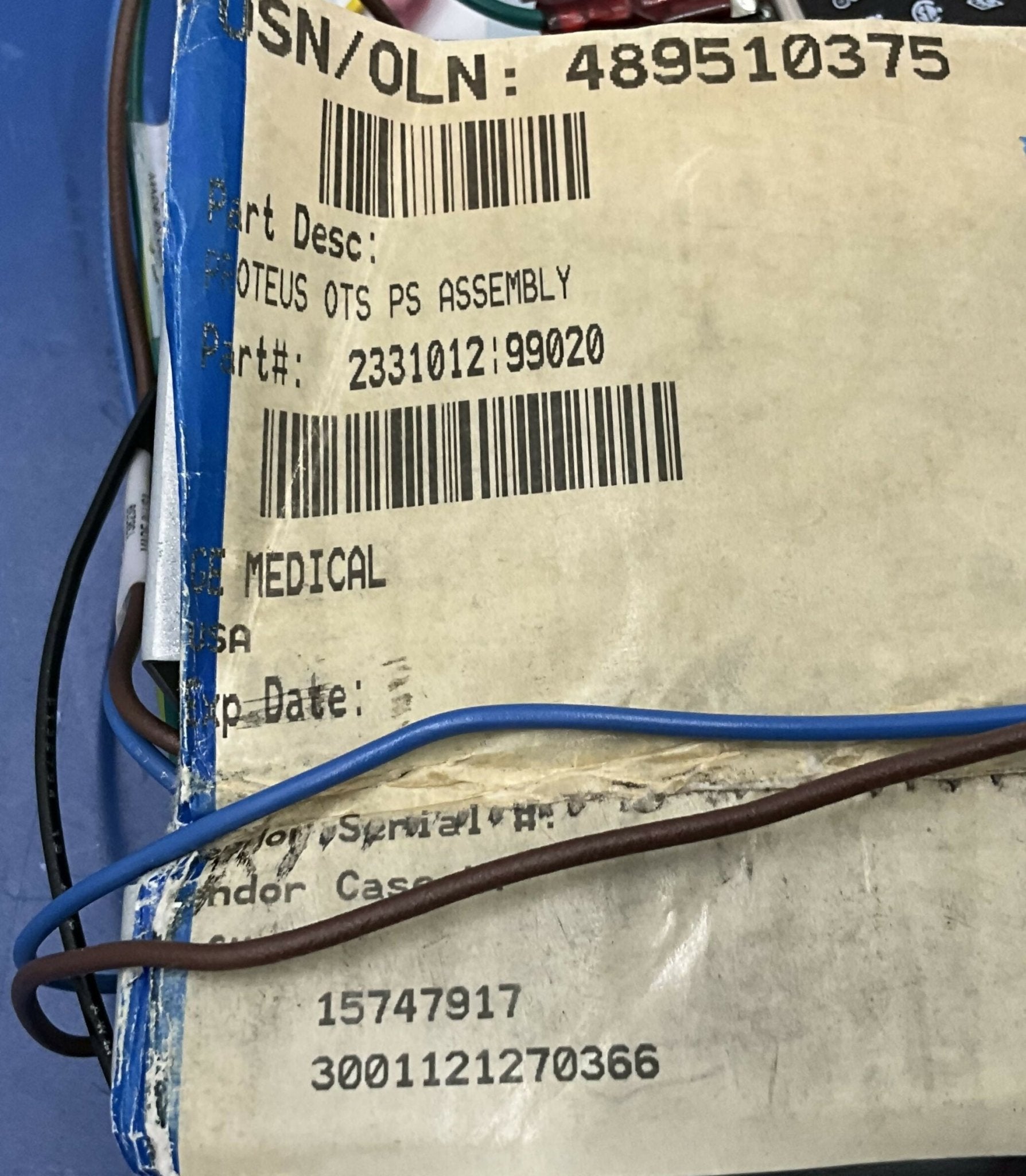 OTS POWER SUPPLY ASM (2331012) GE