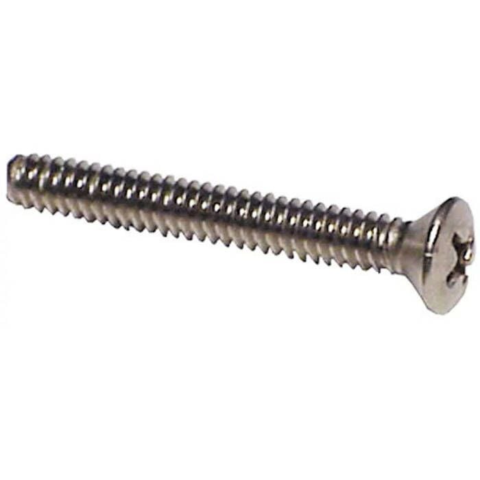 Seachoice MP0840SC Phillips Machine Screws, Oval Head, 8-32 x 3/4"