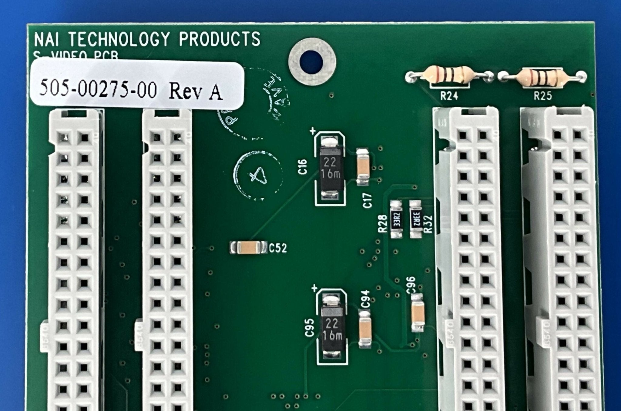 PCA DUAL S-VIDEO PCB (505-00275-00/00-901591-02/100-01002-00 OEC