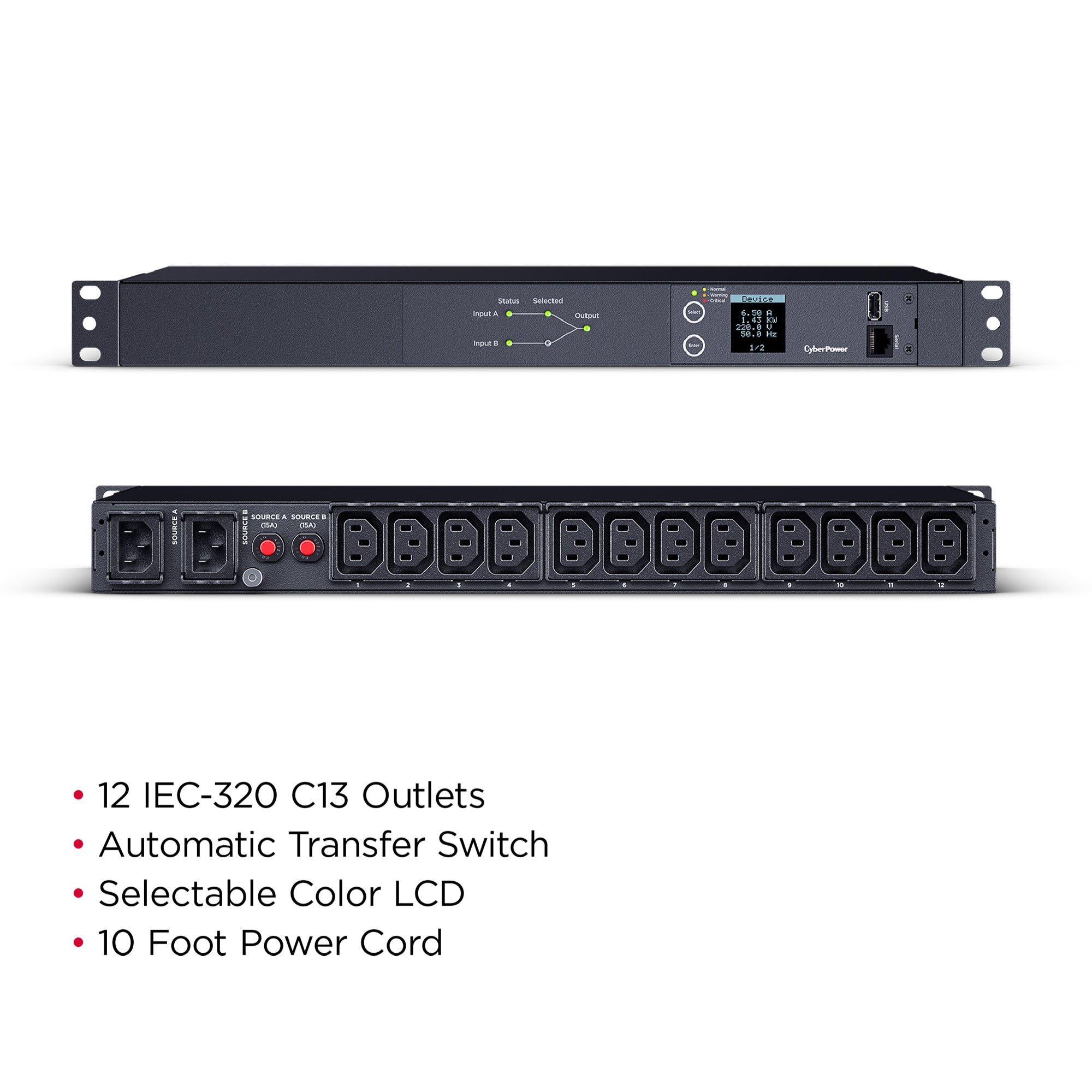 CyberPower PDU24004 Metered ATS