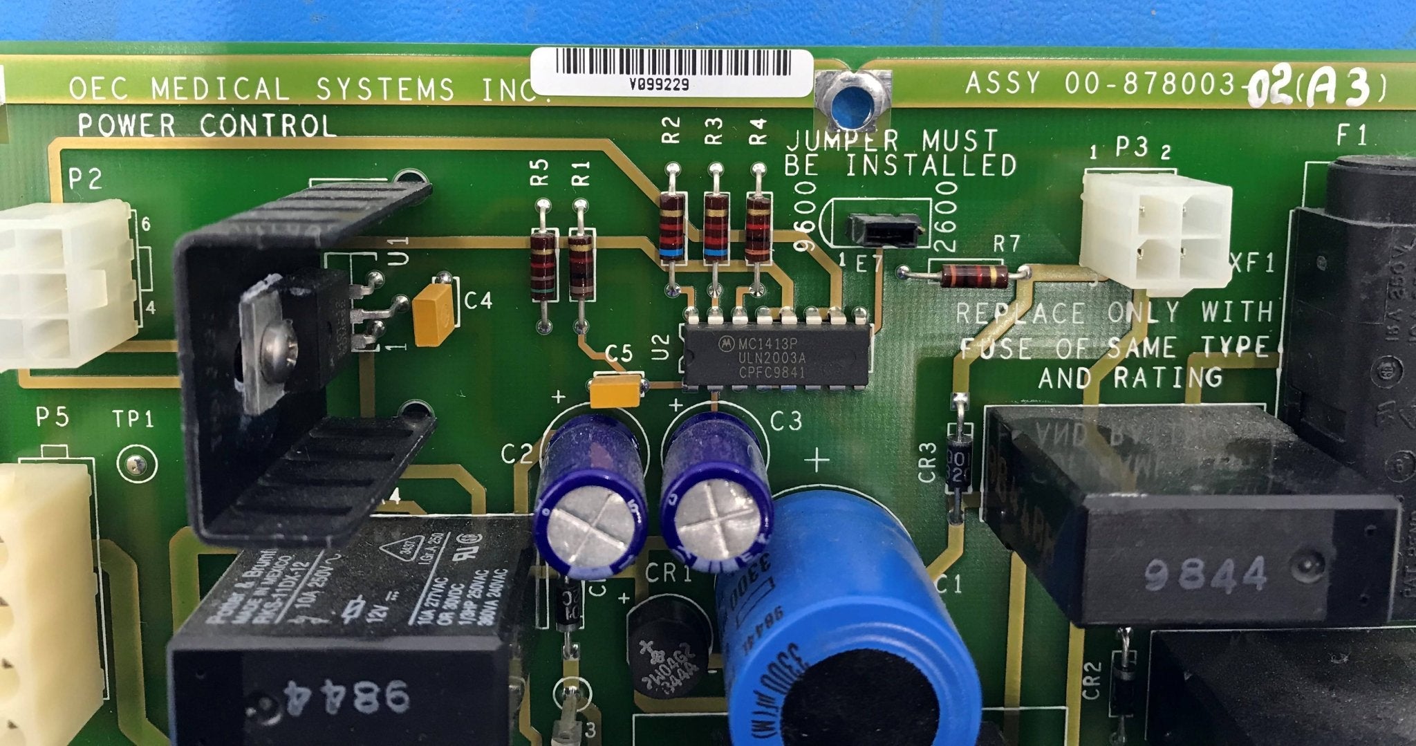 Power Control Board (00-878003-02 A3 OEC 9600