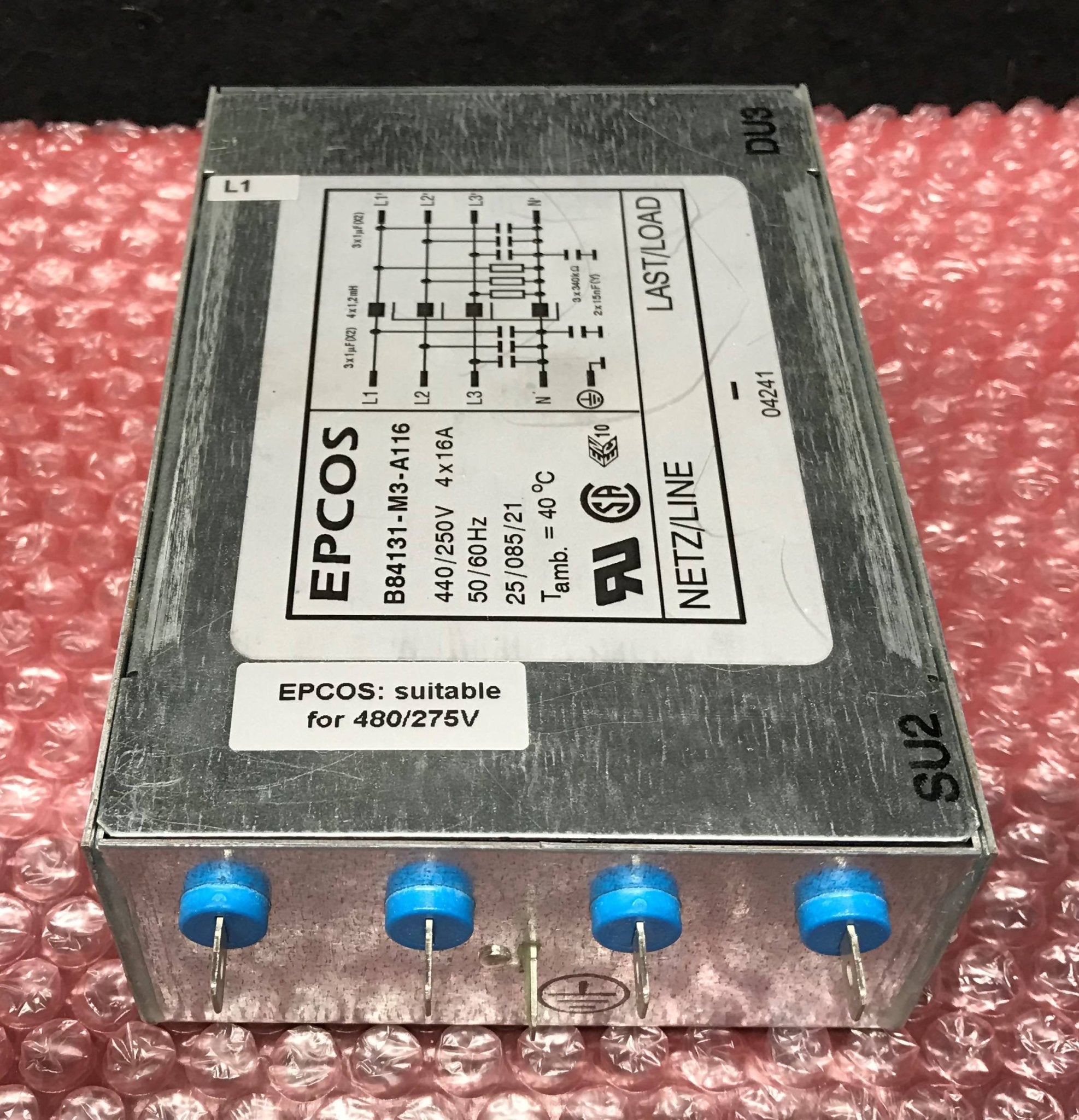 Power Line Filter Epcos (B84131-M3-A116 Philips Easy Diagnost