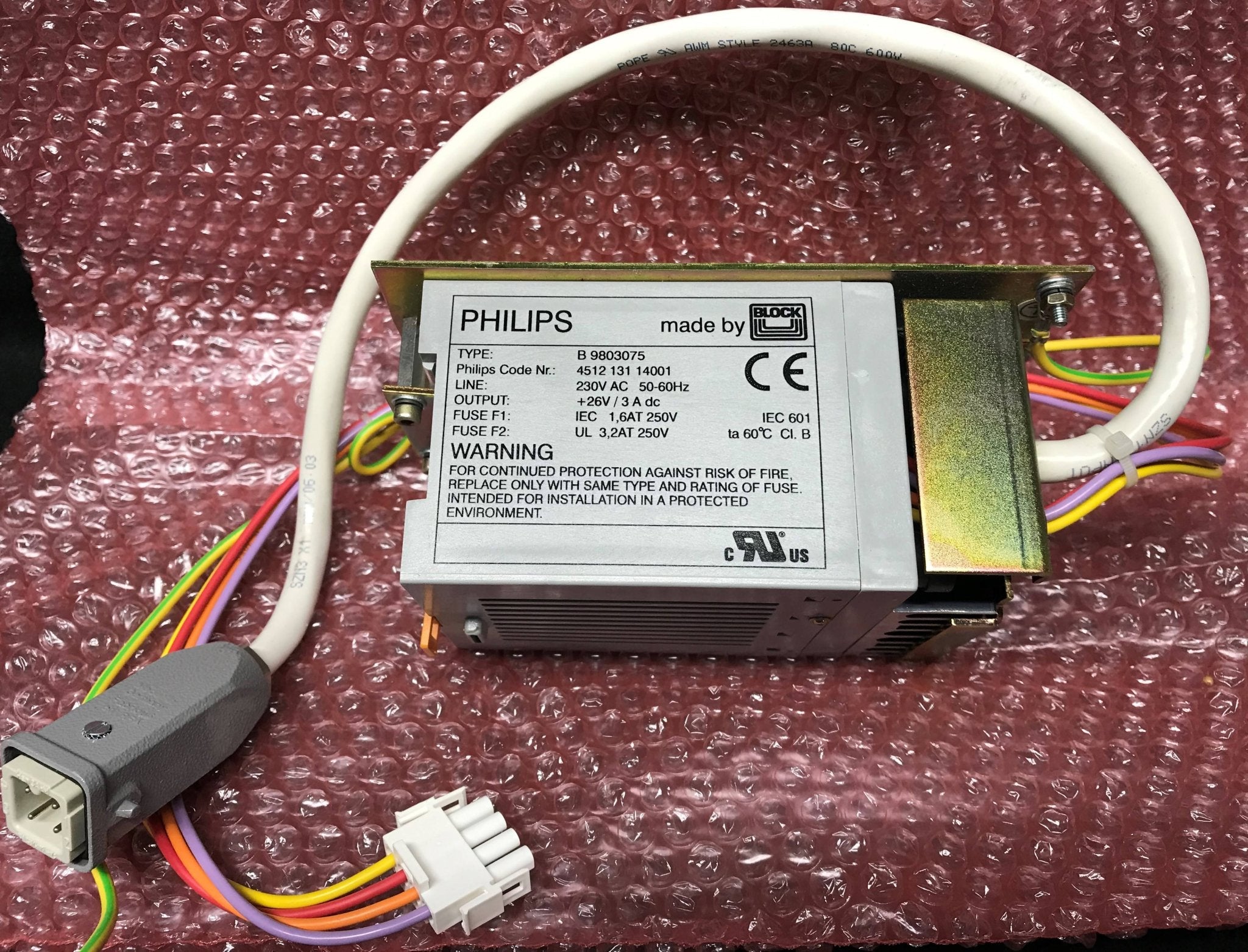 Power Supply 26VDC (4512 131 14001Philips Easy Diagnost