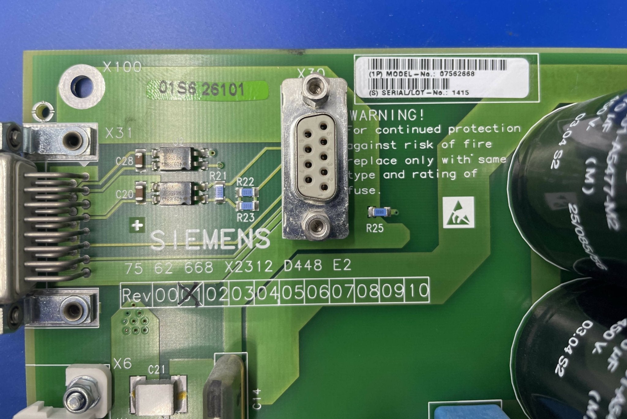 POWER SUPPLY D448 P10f (07562668/7562668 SIEMENS