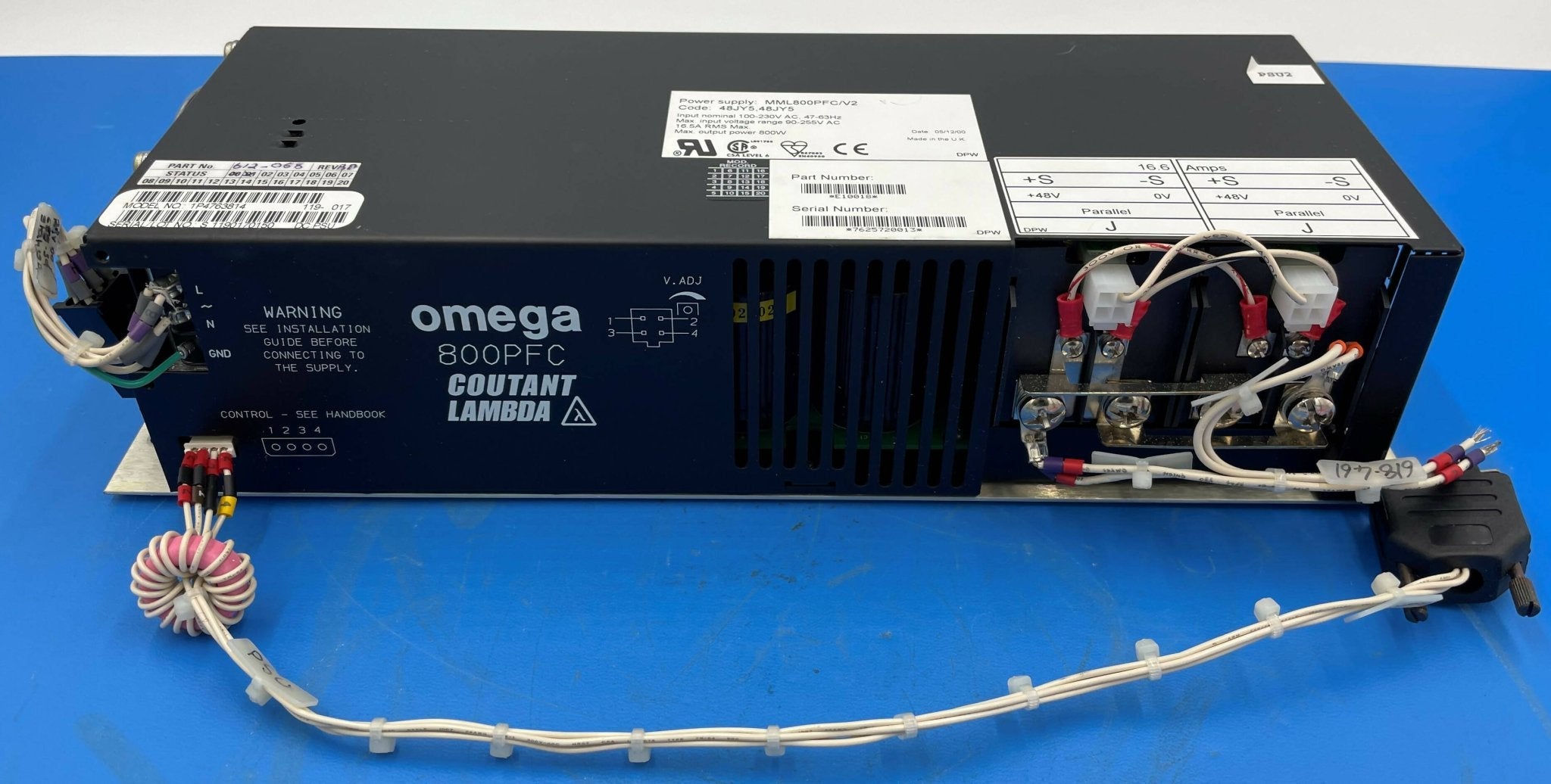 POWER SUPPLY DC 48V/800W OMEGA 800PFC (4763814/MML800PFC/V2 SIEMENS
