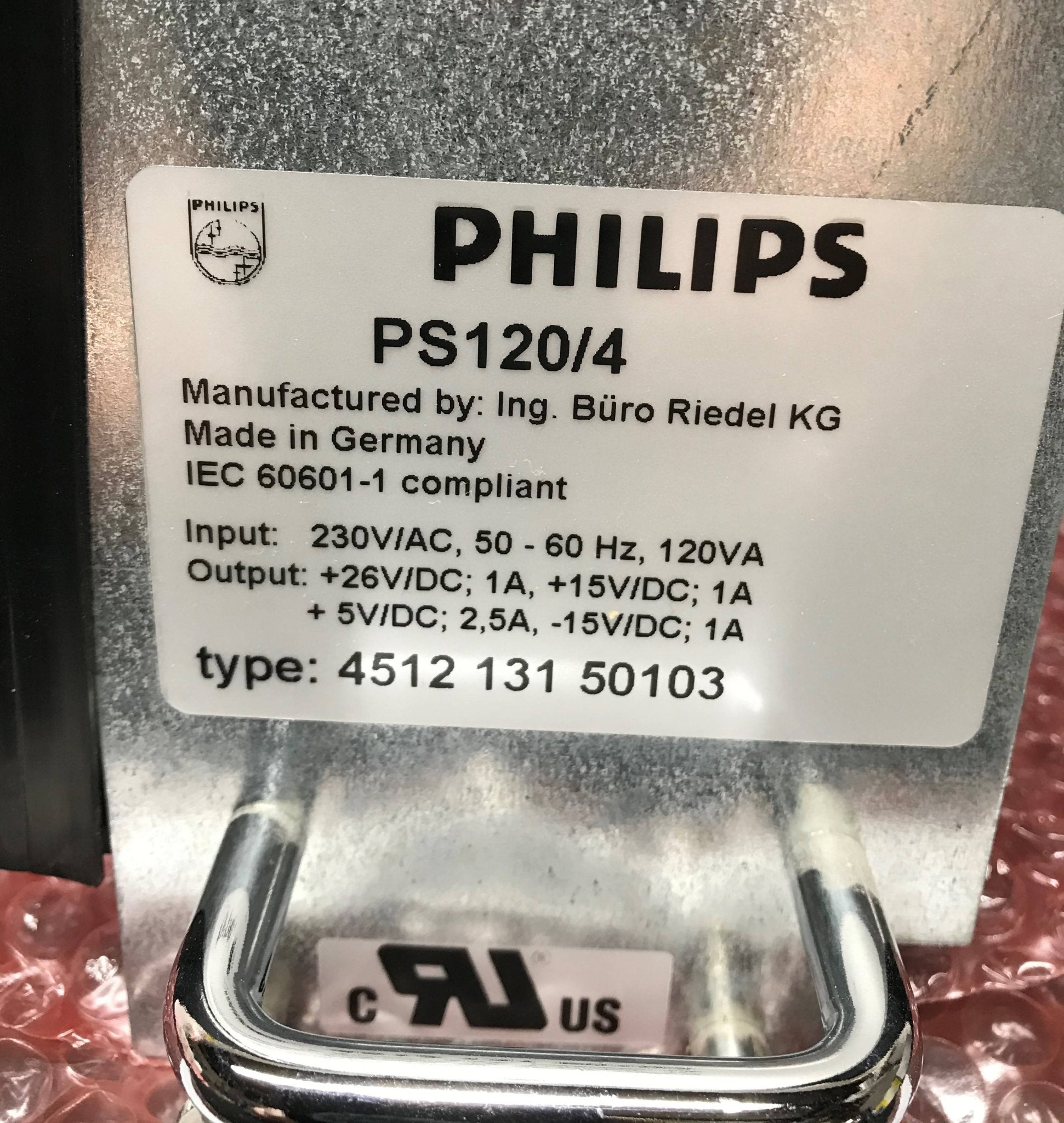 Power Supply PS120/4 (4512 131 50103 Philips Easy Diagnost