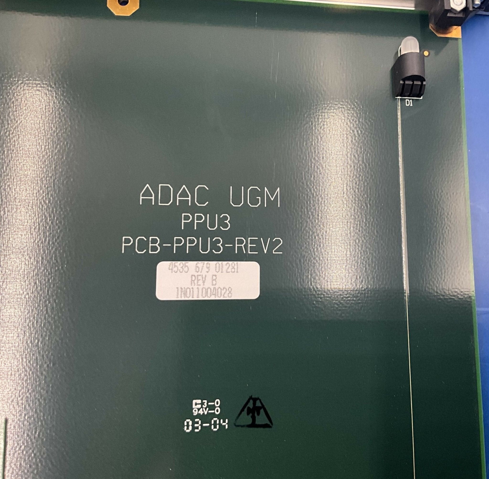 PPU3 BOARD REV2 (453567902901 REV.B/453567901281 REV.B) PHILIPS