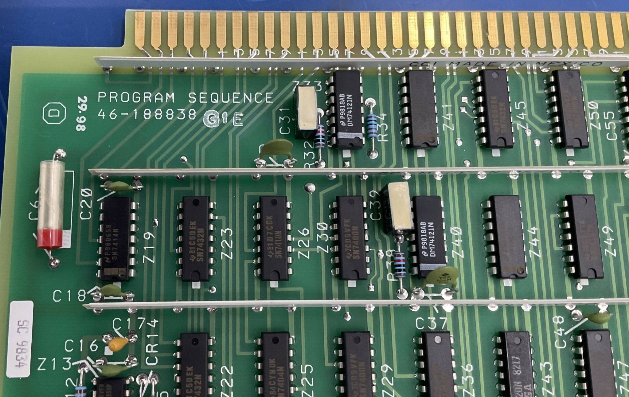 Program Sequence Board (46-188838 G1-E GE