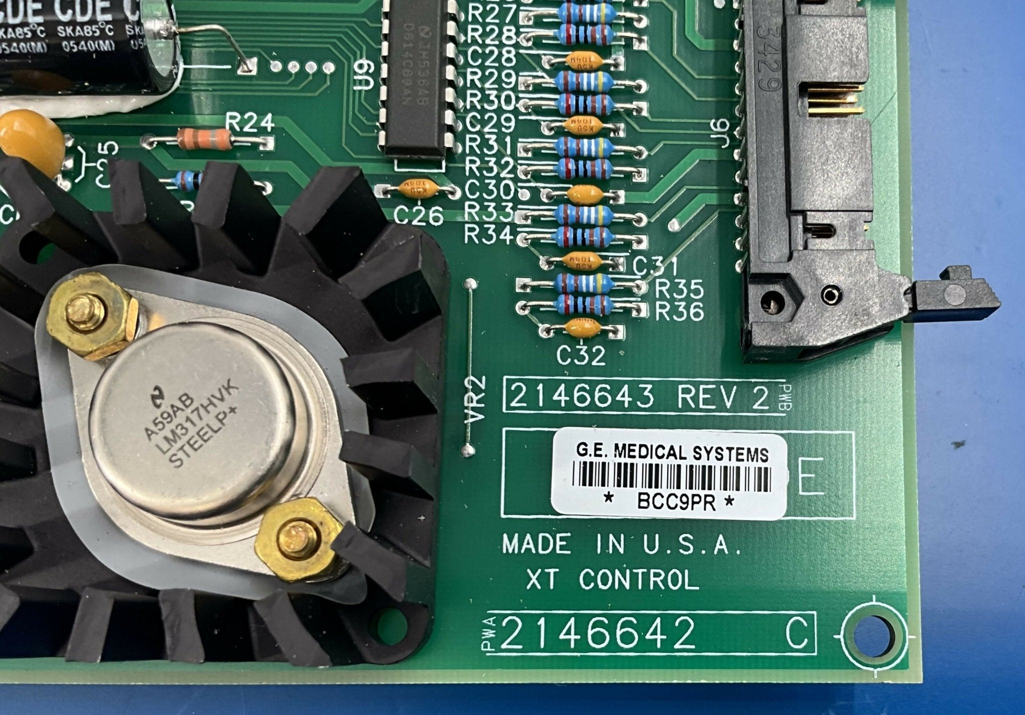 PROGRAMMED XT CONTROL BOARD (2146642/REV C) GE