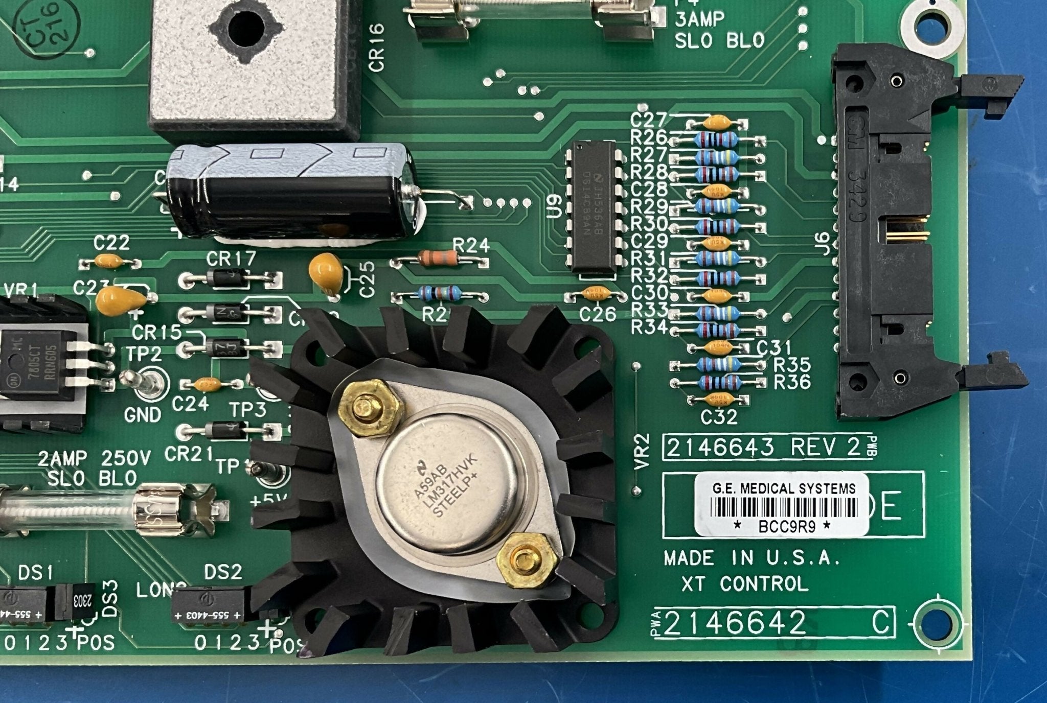 PROGRAMMED XT CONTROL BOARD (2146642/REV C GE