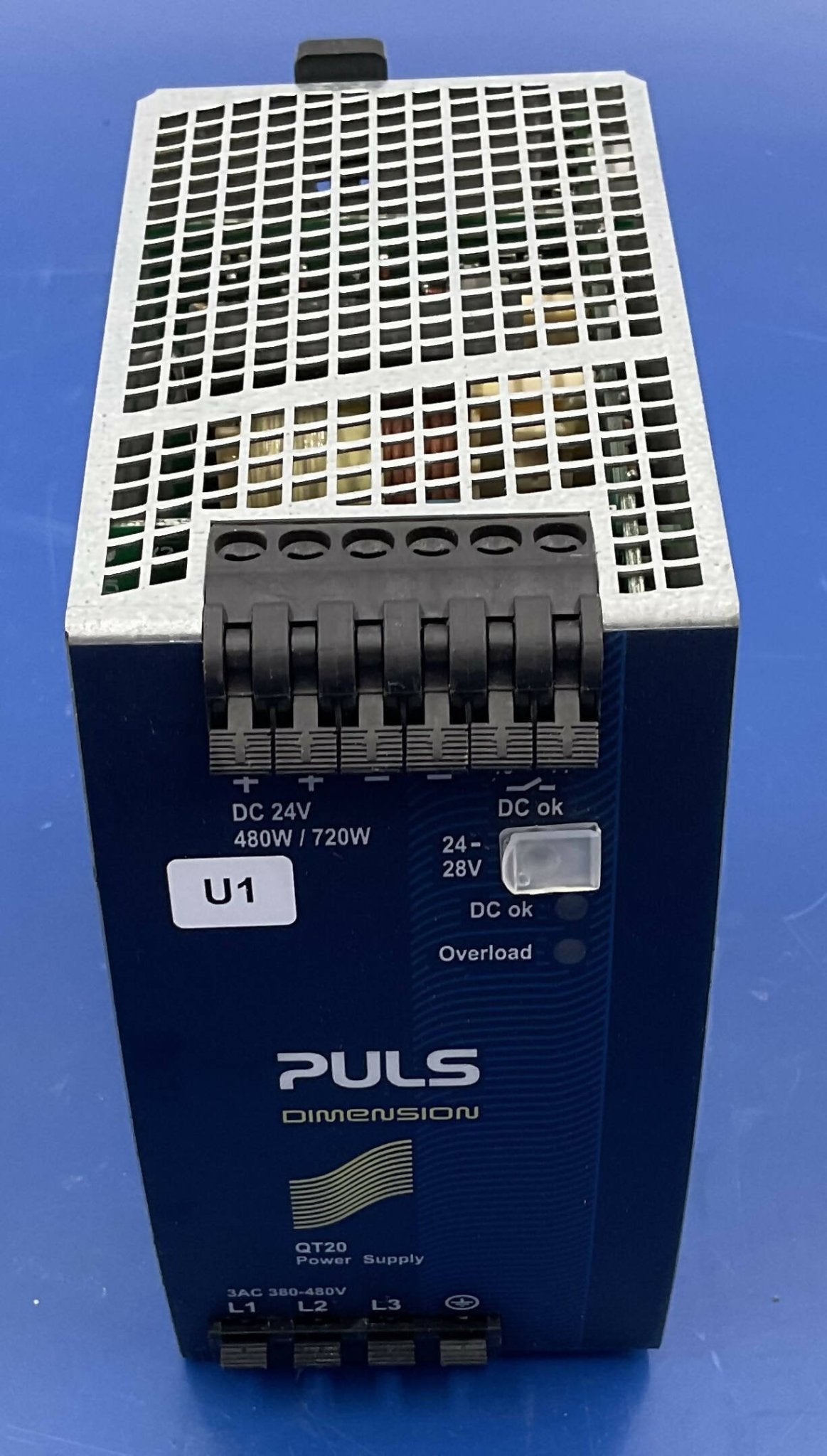 Siemens QT20.241 - PULS Dimension Power Supply Unit 24V Front View | Alo Tech Solutions