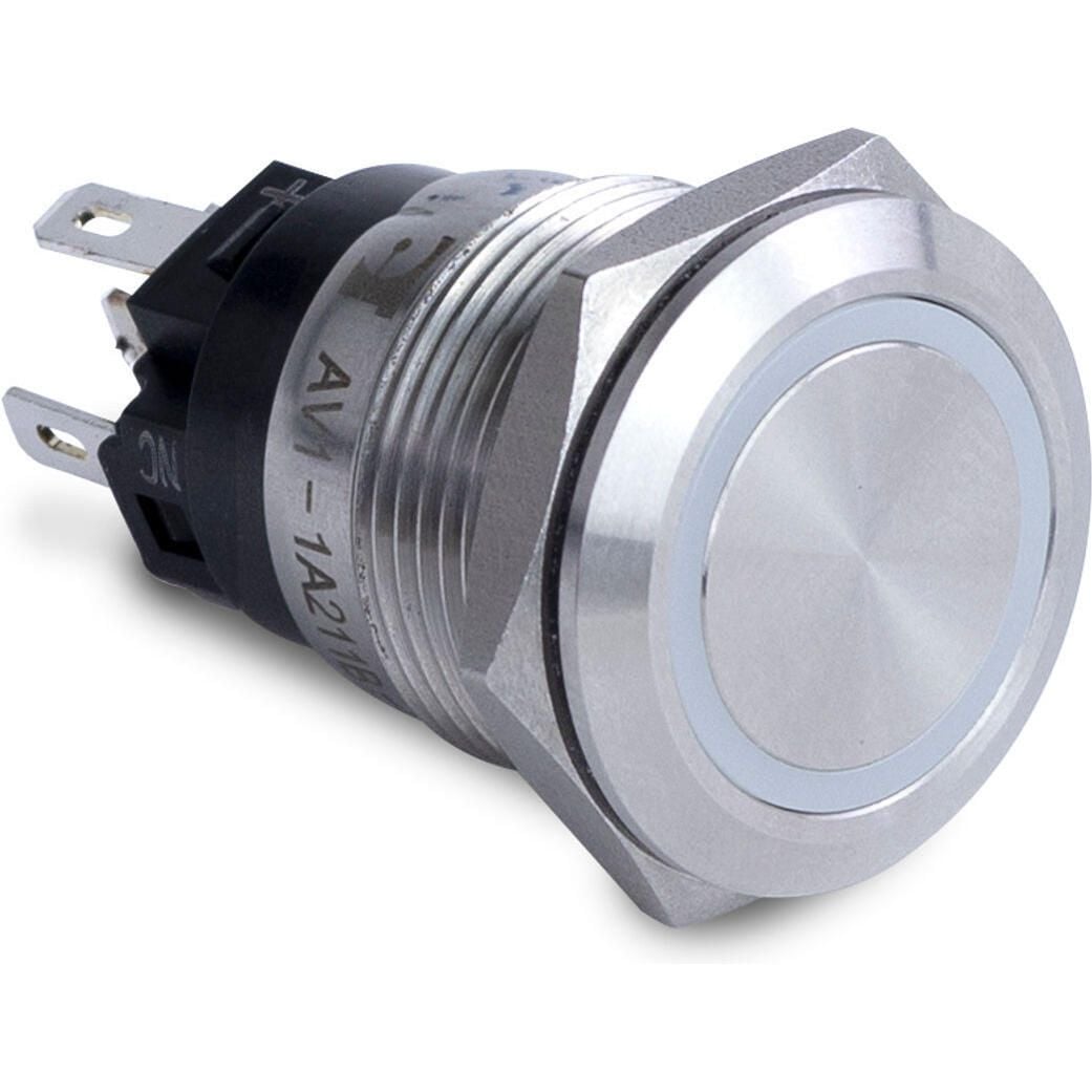 Sierra AV10030 Push-Button Switch, Off/(On), Non-Illuminating