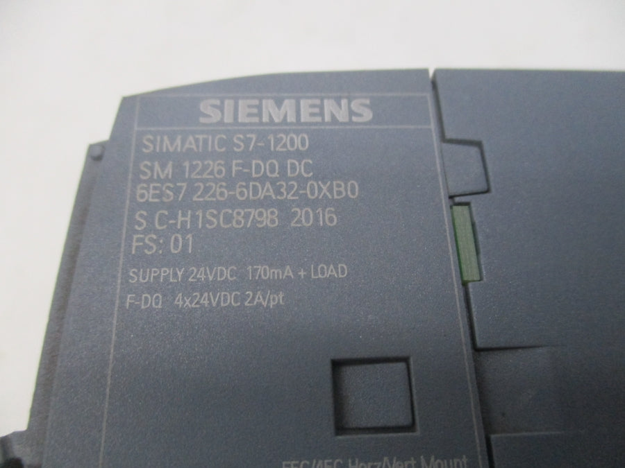 SIEMENS 6ES7226-6DA32-0XB0 24VDC 2A (NO DOOR) UNMP