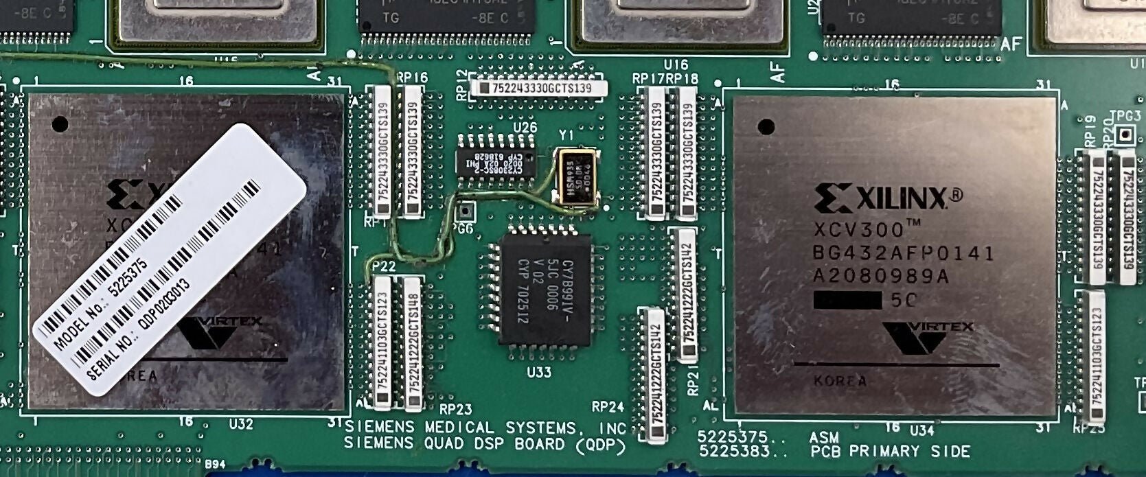 QUAD DSP BOARD (QDP (5225375 SIEMENS