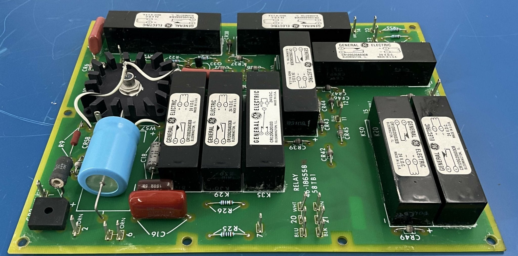 RELAY BOARD (46-186558G1 GE
