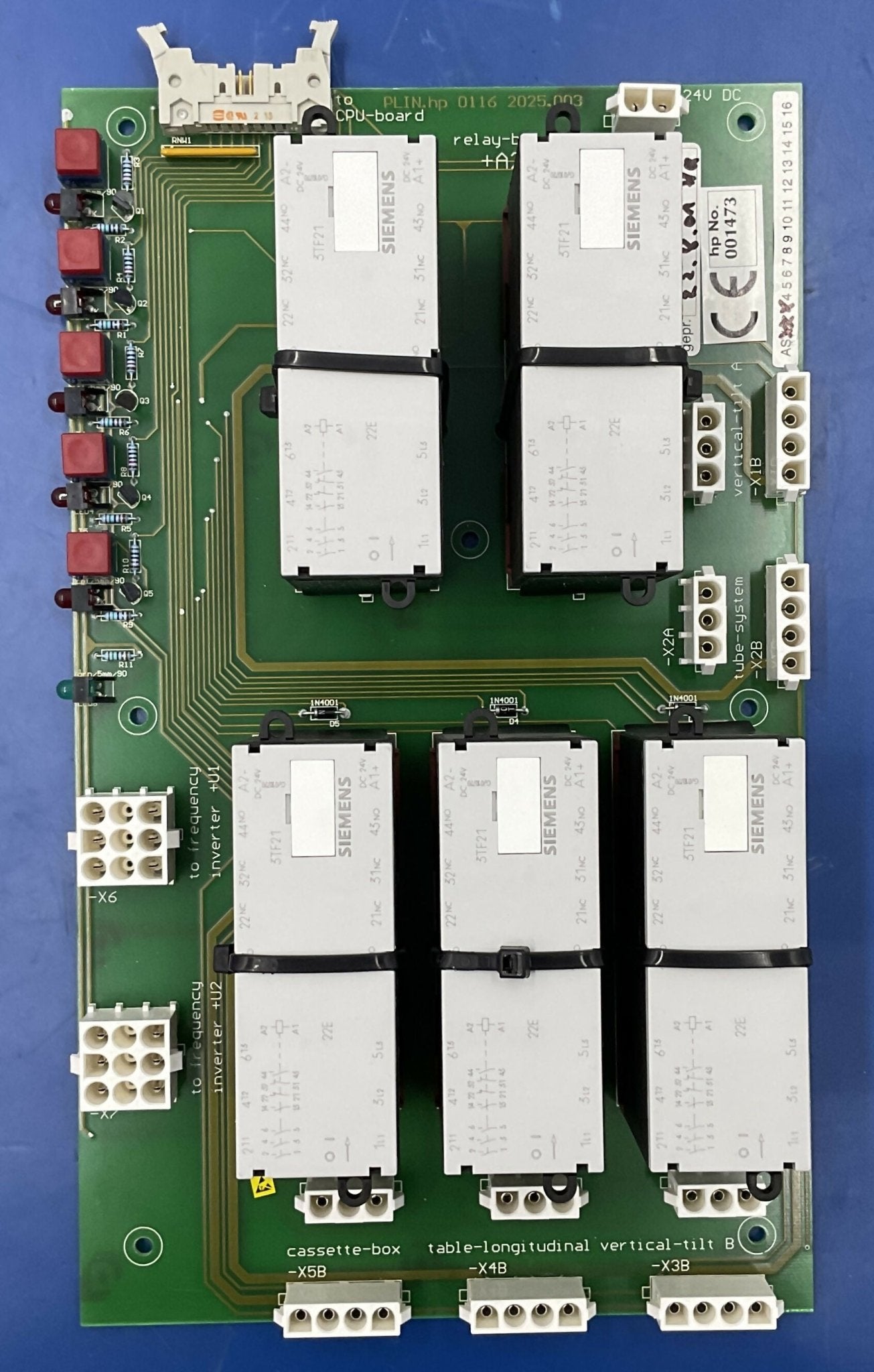 RELAY BOARD (PLIN.hp ) (HP 0116 2025.003) C-ARM