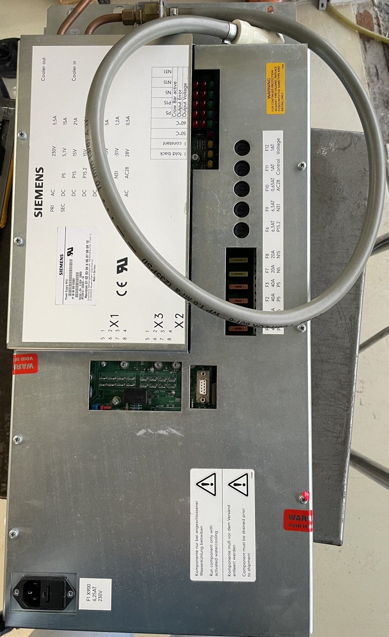 RFCI POWER SUPPLY (3058955 REV 5 SIEMENS