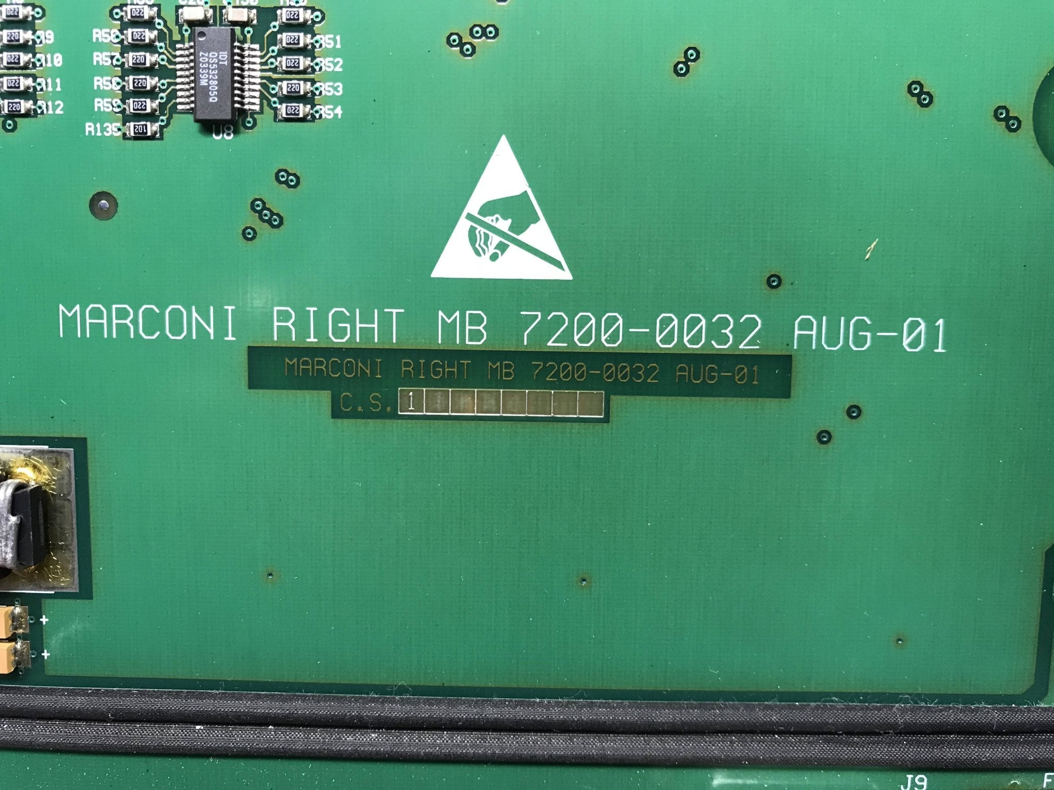 Right MB Backplane (07273035/470-7200-0032 Siemens CT