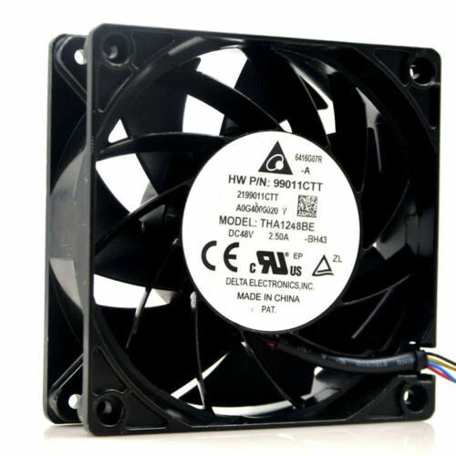 Delta THA1248BE 48V 2.50A 12038 12CM Aluminum Frame Ultra-violent Fan|195590254978
