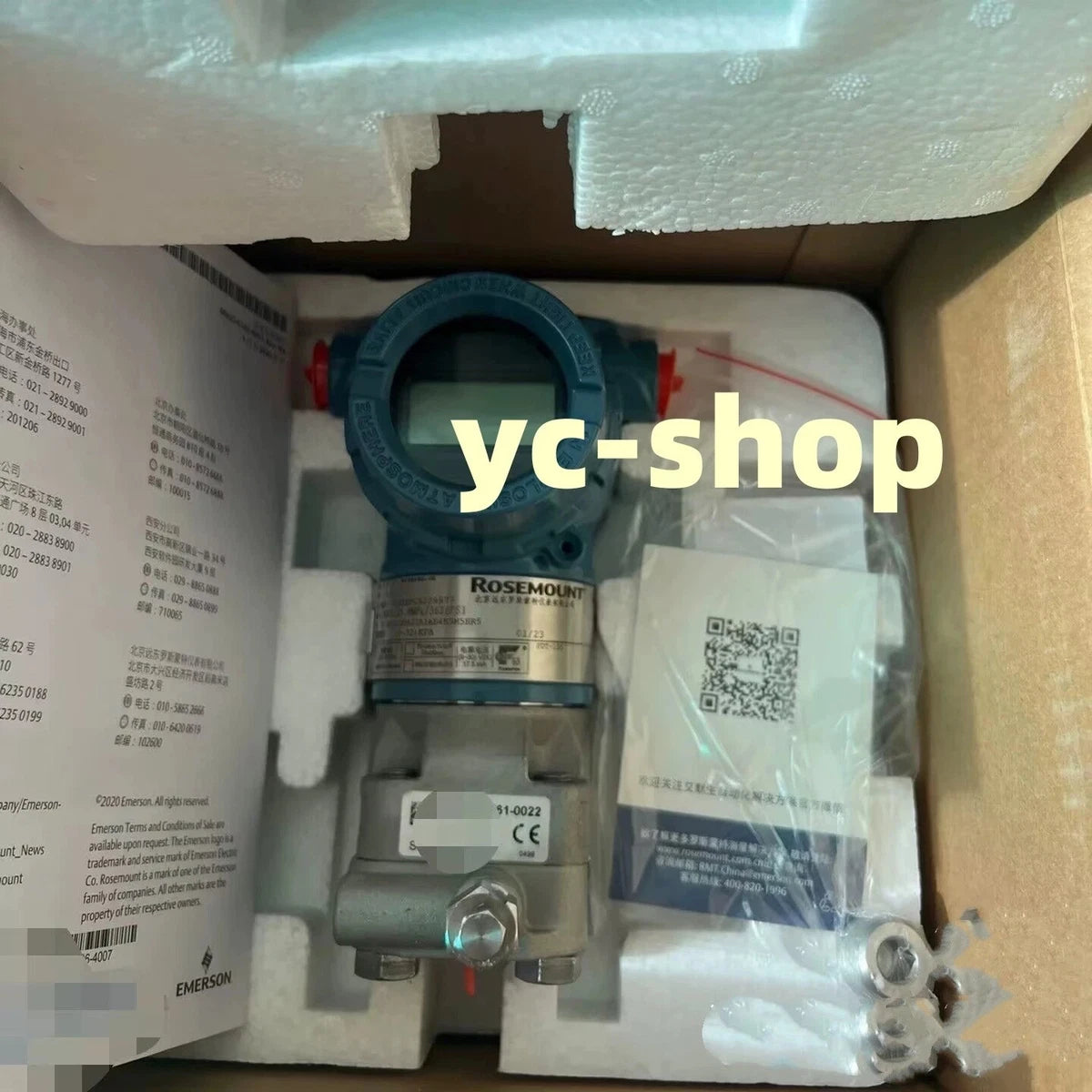 New ROSEMOUNT 3051CD2A22A1AB4K5M5HR5 Pressure transmitter Fast shipping via