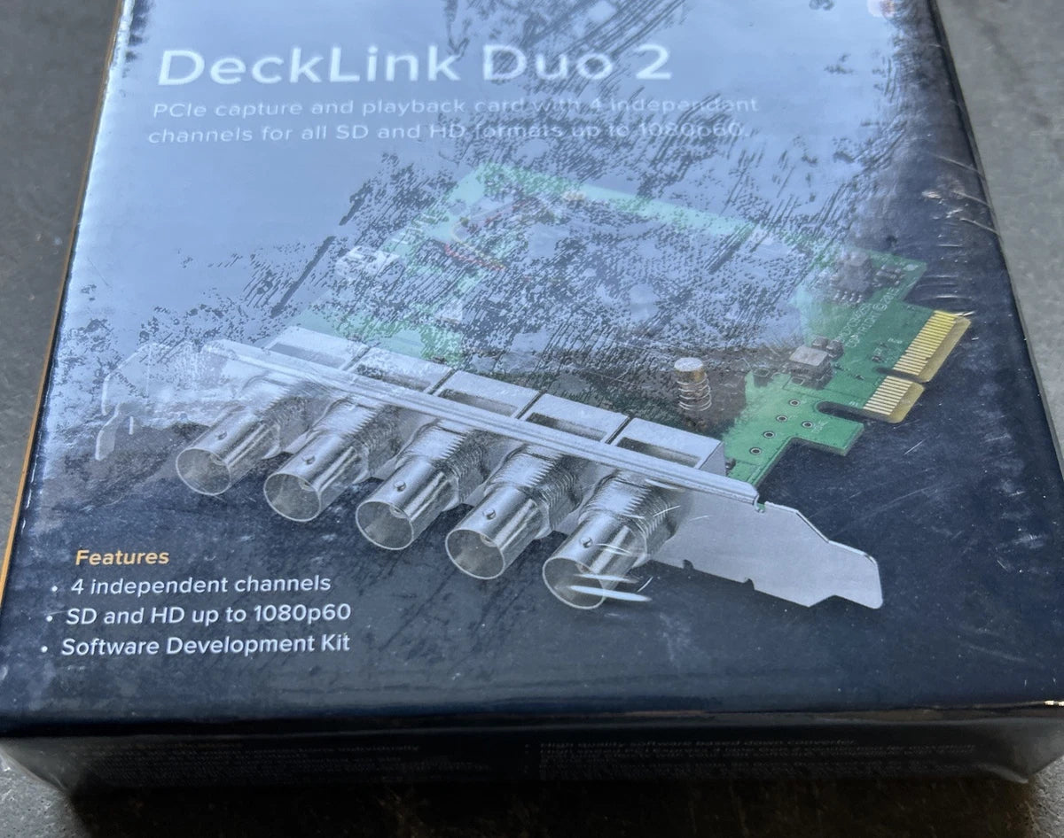Blackmagic DeckLink Duo 2 PCIe Card - Side View | Alo Tech Solutions