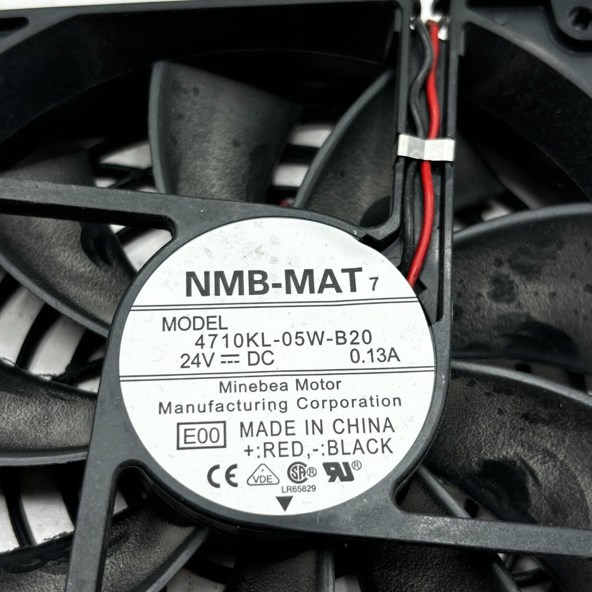 NMB-MAT 4710KL-05W-B20 Server Cooling Fan 24V 0.13A Minebea Motor Black|315546109915