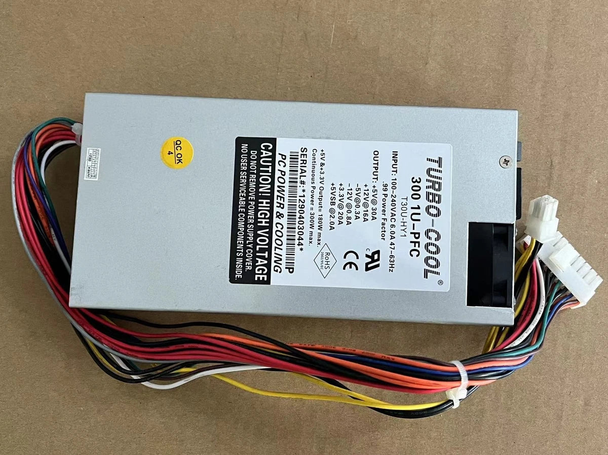 For TURBO-COOL 300 1U-PFC T30U-HY1 For EDGE System Dedicated Power Supply 300W/-|376438582108