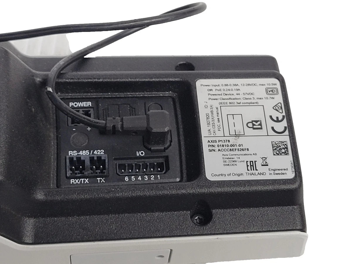 Axis Communications P1378 4k UHD Network Camera w/ Theia 1.8-3mm 5503-161|396680831819