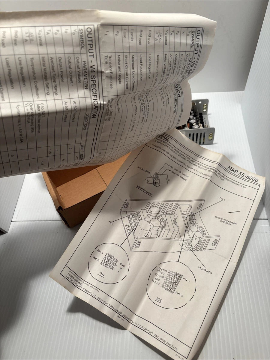 POWER-ONE MAP55-4000 D.C. POWER SUPPLY UNIT (89
