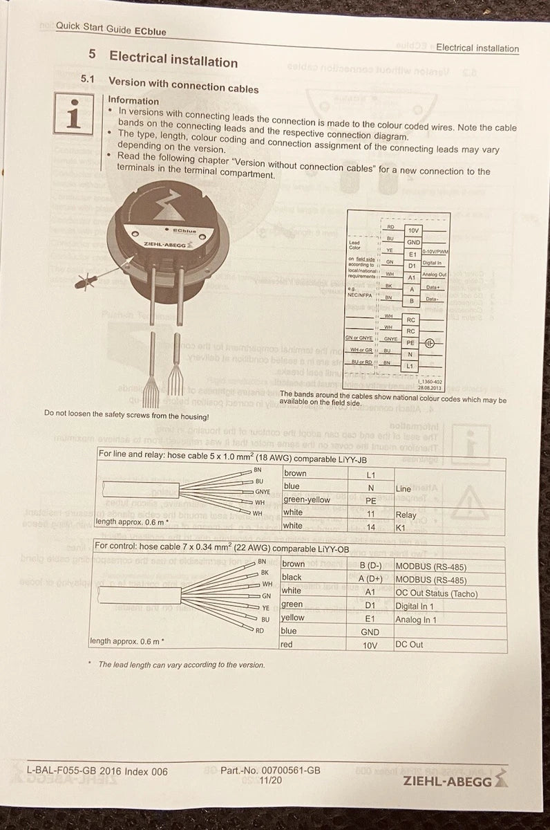 4 Units Ziehl-Abegg RH35V-6IK.BD.VR EC 110V VAC, Centrifugal Fan, Germany|256629939097