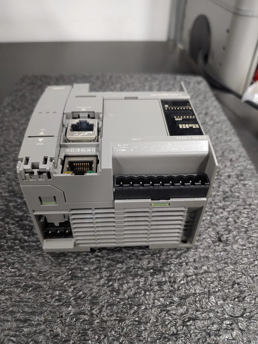 IDEC FC6A-C16R1CE FC6A MicroSmart PLC 16IO CPU 24VDC Relay|388110713576