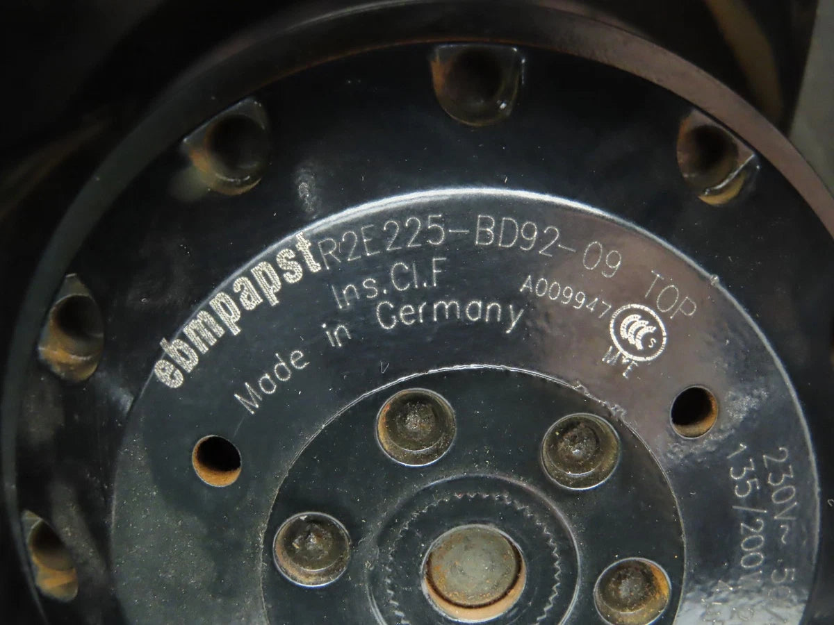 EBM-Papst R2E225-BD92-09 Centrifugal Blower Fan 225mm 200W 230V 1PH 2950RPM|127523589890