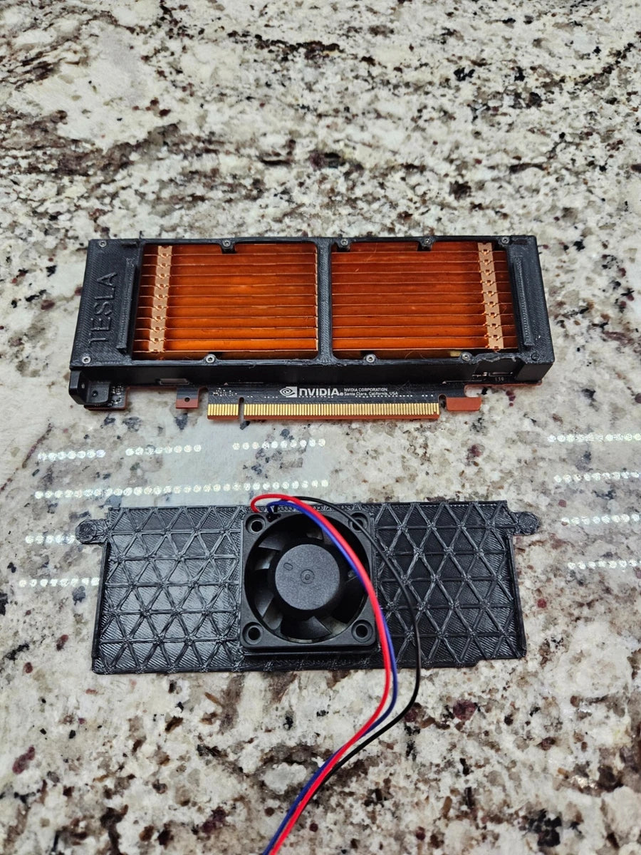 Nvidia P4 Tesla Fan Cooling Adapter Shroud Kit GPU Accelerator Card AI|285699207662