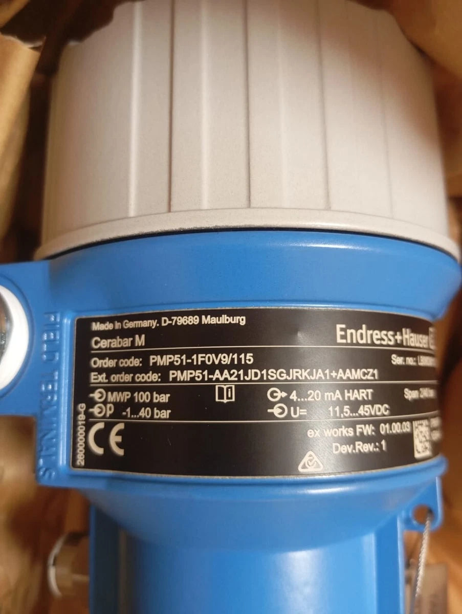 Endress+Hauser / CERABAR M / Pressure Transmitter and Sensor / PMP51-1F0V9/115|167422132853