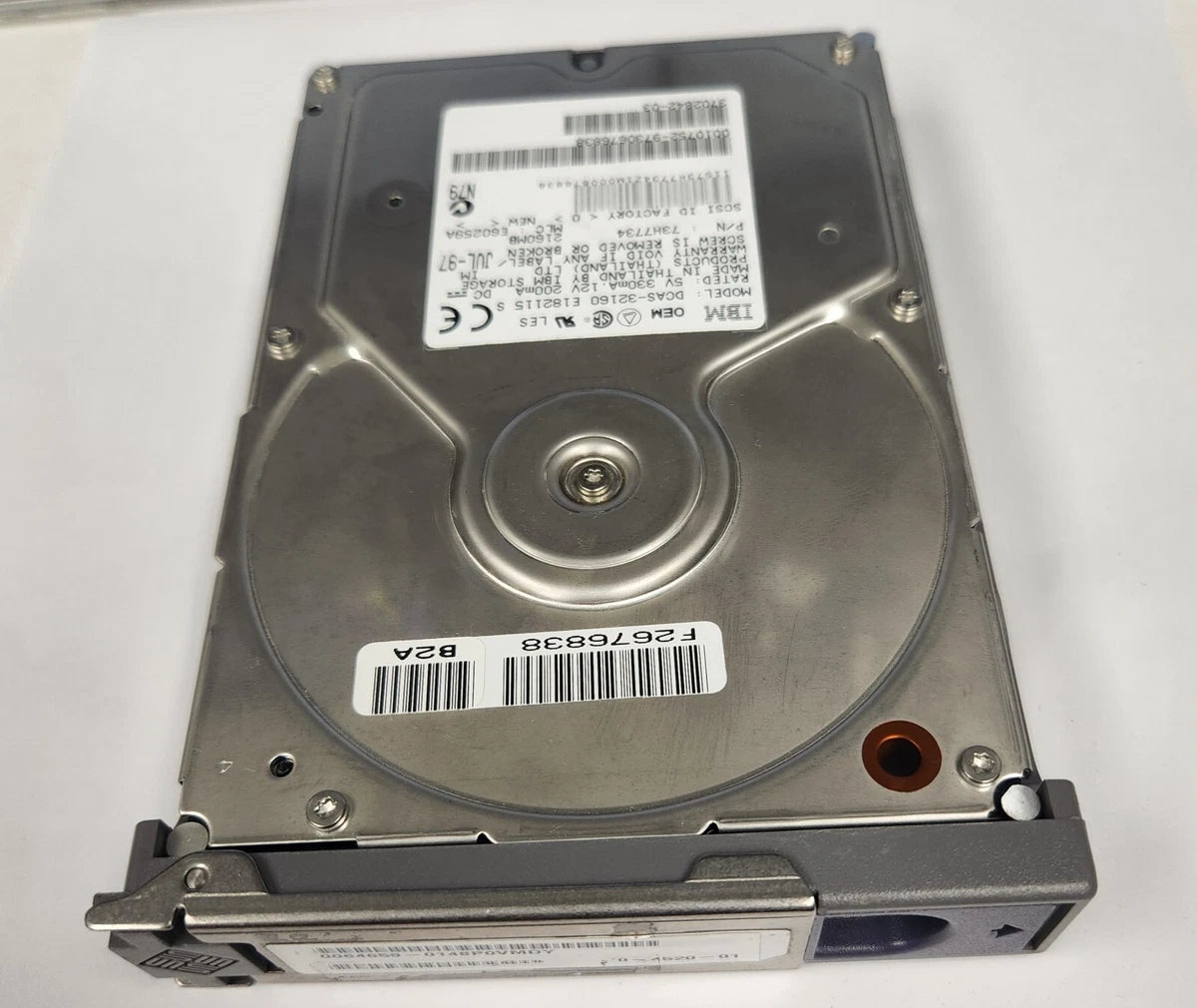 SUN 370-2842-02 2.1Gb SCSI DRIVE DCAS-32160-80pin Test-PASS DOD Wipe|265877602071