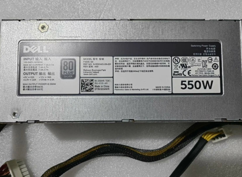 Dell T420 Server PowerSupply 550W F550E-S0 DH550E-S1 DPS-550PB A 96R8Y 2G4WR|156469887692