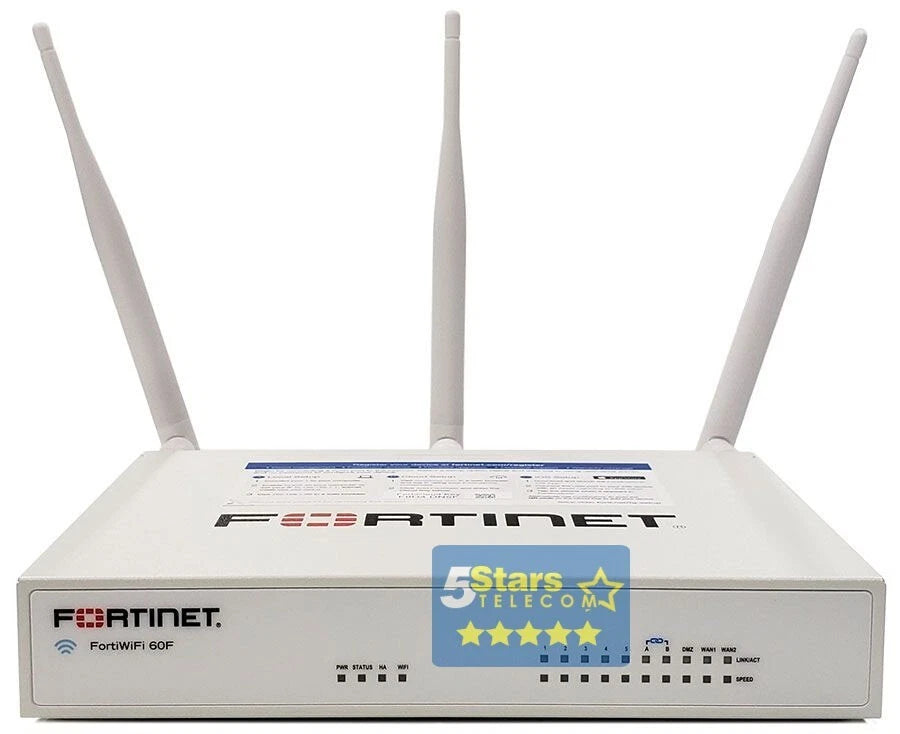 Fortinet Fortigate FortiWiFi 60F Secure SD-WAN Appliance (FWF-60F-E) Brand New|354630774432
