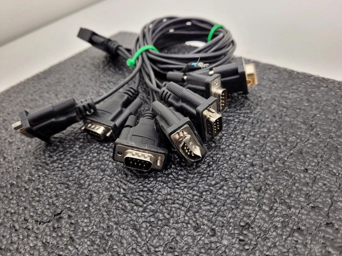 Moxa CP-118EL 8 Port Low Profile PCI Express Board RS-232/422/485 Damaged Cable