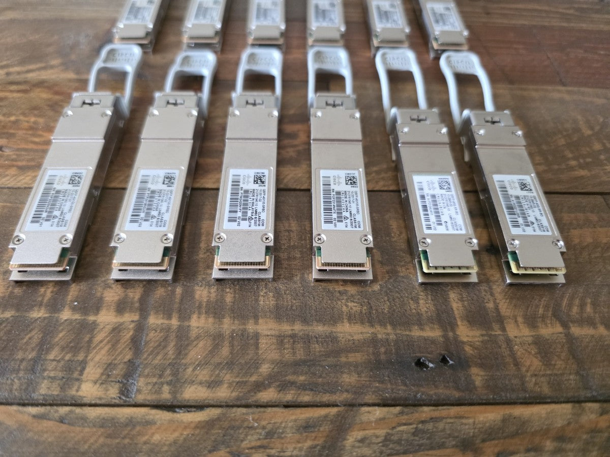 Cisco QSFP-40/100-SRBD Transceiver Module Lot of 12