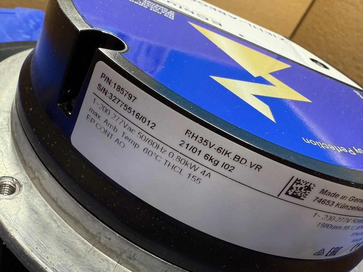Ziehl-Abegg RH35V-6IK.BD.VR ECblue 277VAC 4A 50/60Hz Centrifugal Fan|167583253281
